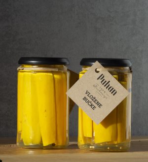 Vložene bučke 370ml rumene
